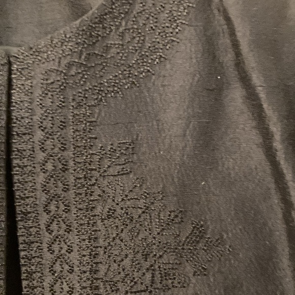 Linda Allard Ellen Tracy Black Silk Jacket - Picture 4 of 8